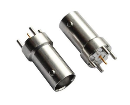 bnc直通母头 射频同轴锌合金 PCB板