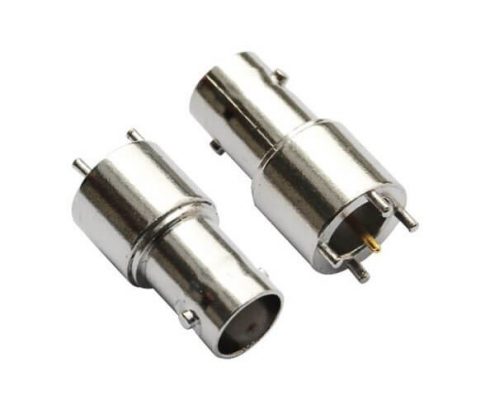 bnc 连接器 射频同轴直式母头锌合金 PCB电路板