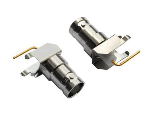 bnc射频同轴连接器 弯式母头 PCB板端