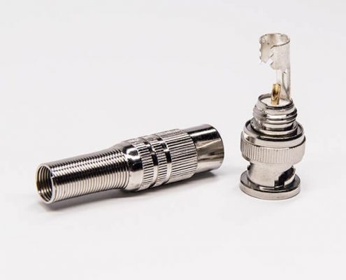 同轴电缆 bnc连接器射频 直式公头