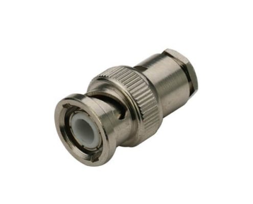 bnc 螺纹连接直式锌合金 公头射频同轴电缆连接器