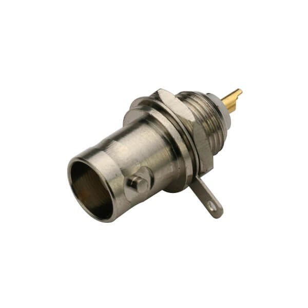 穿墙BNC母头50欧姆锌合金射频同轴连接器