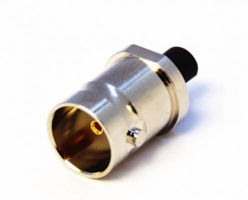 母头BNC高清焊线直式75欧姆接线连接器接线端子式