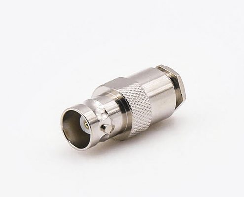 用于RG58/RG142接线BNC螺母锁紧型母头直式连接器