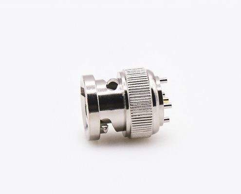 BNC插头连接器直式PCB安装插孔