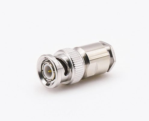 BNC螺丝连接器用于LMR240的公头直式接线螺母锁紧