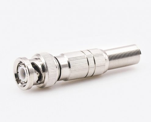 BNC连接器带弹簧头直式接线焊接用于SYV-50-5-1