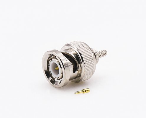 RG316BNC公头直式连接器压接接线