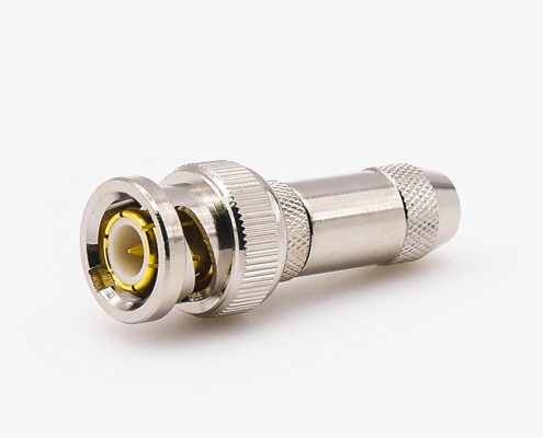 RG316BNC连接器RG174/RG316的公头直式接线焊接