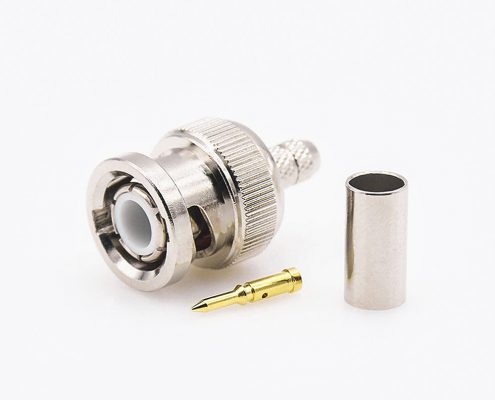 RG58/RG142BNC连接器公头直式压接型