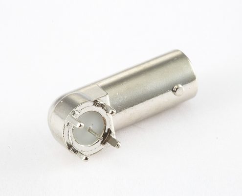 BNC连接器75Ω母头弯式PCB安装插孔