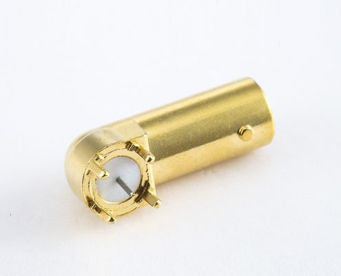 BNC连接器75Ω母弯式PCB安装插孔