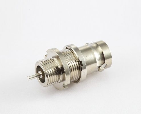 BNC50Ω连接器母头直式PCB安装插孔