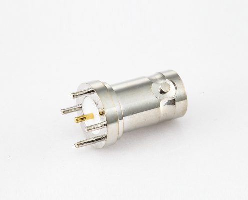50ΩBNCPCB安装连接器母180度直插