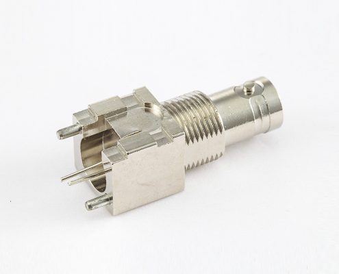 PCB安装BNC连接器50ohm插孔母头180度