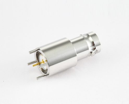 PCB安装BNC连接器母头直插孔50ohm