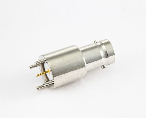 BNC母头连接器用于PCB安装直插孔50ohm
