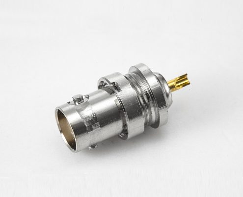 BNC50欧姆母头直式螺母安装式座子