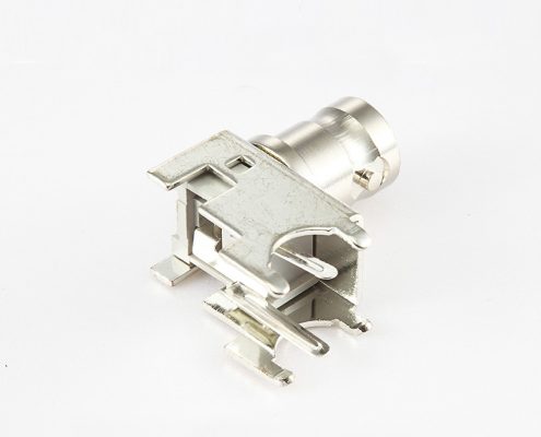 BNC50欧姆母头弯式焊接PCB板的座子