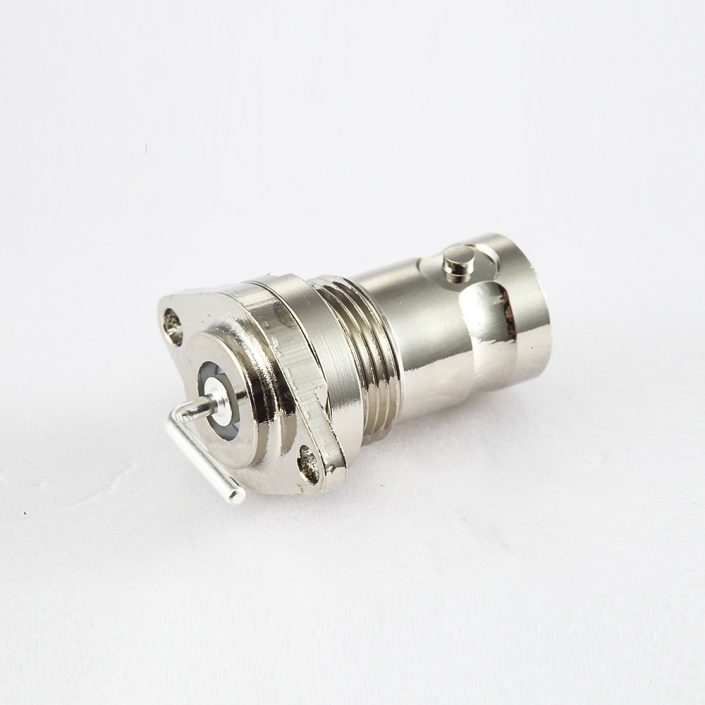 BNC 50欧姆母头直式法兰盘式座子 BNC 50欧姆母头直式法兰盘式座子