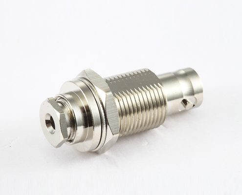 BNC 50欧姆母头直式带螺母装接RG174/RG316电缆