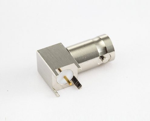 BNC 50Ω母头弯式焊接PCB板的座子