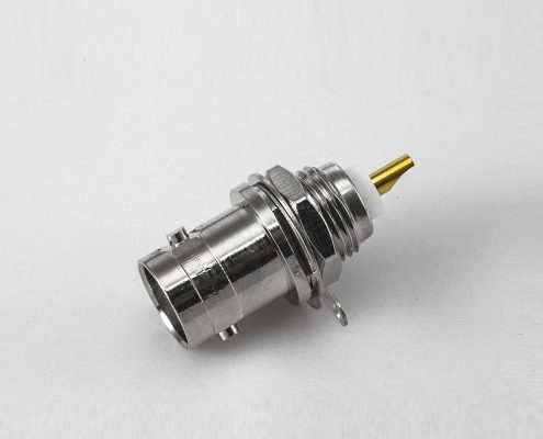 BNC 50母头直式螺母安装式座子