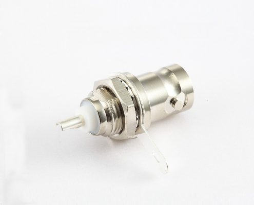 BNC 50欧姆母头直式螺母安装式座子