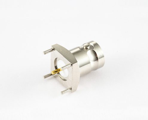 BNC 50欧姆直式母头焊接PCB板的座子