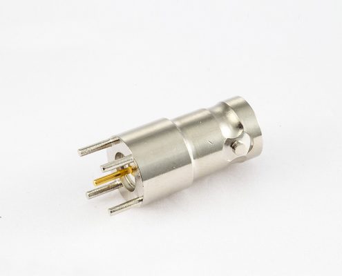 BNC接PCB板 50欧姆母头直式焊接PCB板的座子