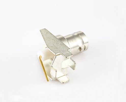 BNC 50欧姆母头弯式焊接PCB板的座子