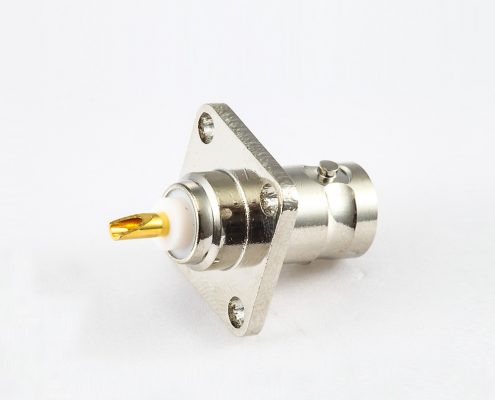 BNC 50Ω母头直式法兰盘式座子