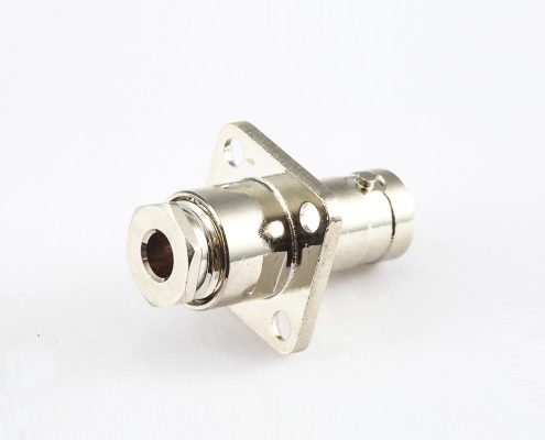 BNC母头直式带法兰盘接SYV50-2电缆