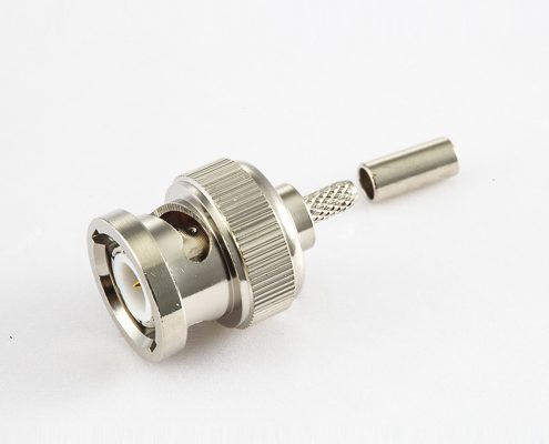 BNC 公头直式压接RG174/RG316电缆