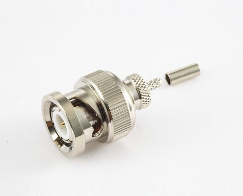 BNC  公头直式螺母安装式座子