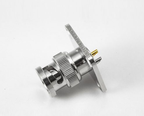 BNC 75Ω公头直式法兰盘式座子