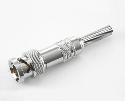 BNC公头直式带弹簧焊接SYV75-2电缆