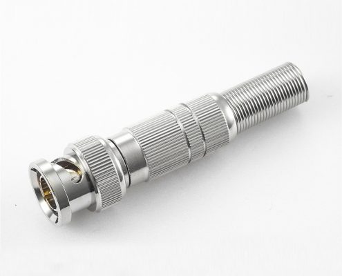 BNC  75欧姆公头直式带弹簧焊接RG6/SYV75-5电缆