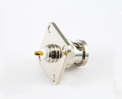 BNC直式公头法兰盘式座子