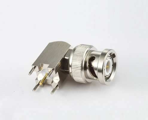 BNC 公头弯式焊接PCB