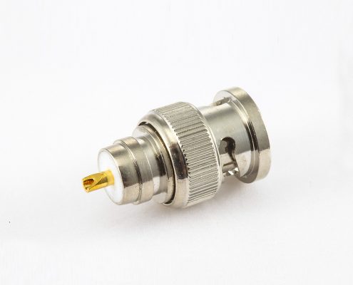 BNC连接器公头直式螺母安装式座子