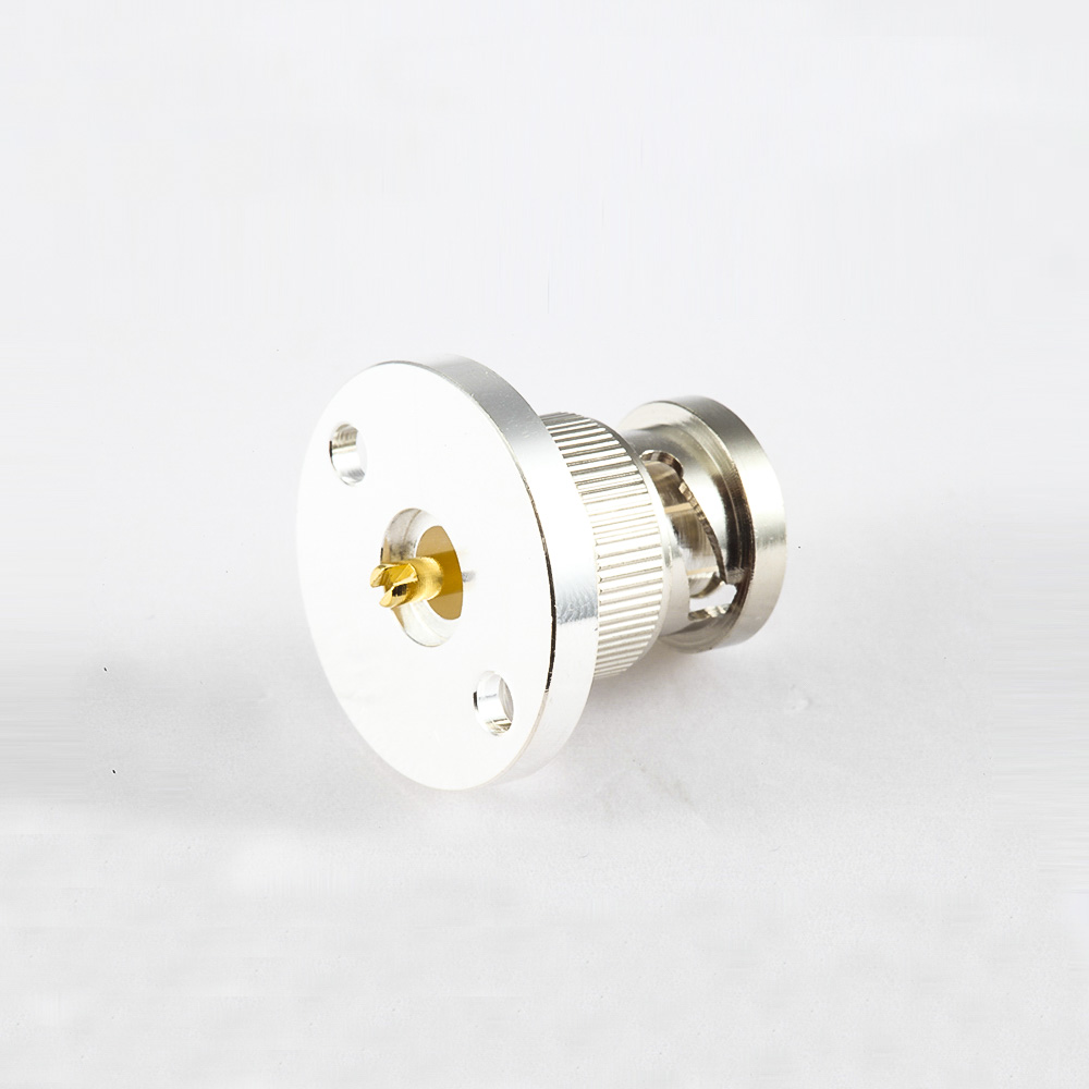 BNC 公头直式法兰盘式座子