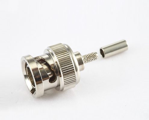 BNC  75欧姆公头直式压接RG179/SYV75-1.5电缆