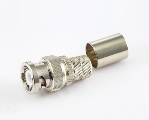 BNC公头压接直式RG213/SYV50-7电缆