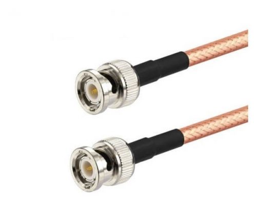 Rf视频线BNC公转公接RG400组装线束10CM