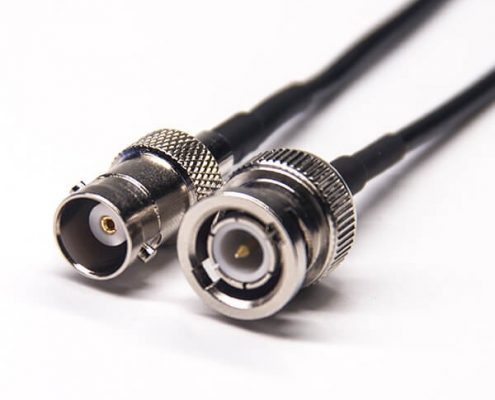 同轴bnc公转母180度电缆组装接RG174线