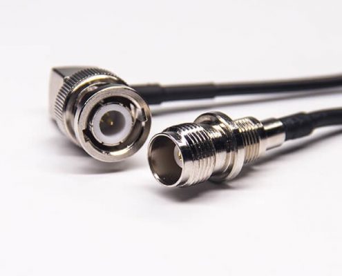 bnc弯接头公头接转TNC母头180度接RG174线材