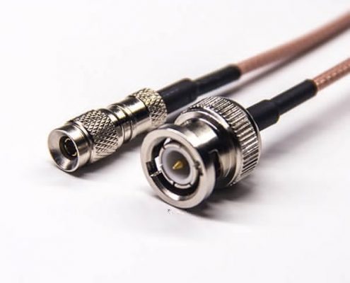 din直公头1.02.3转bnc直公头组装电缆