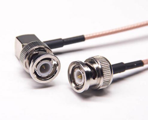 bnc公头组装线缆RG316两头焊bnc公头连接器