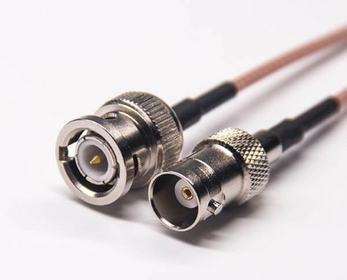 bnc接头射频线公头直式转bnc直式母头RG316线材